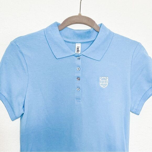 🍋 Dartmouth Tuck School of Business Women’s Blue Polo Shirt | Size M - Picture 2 of 8